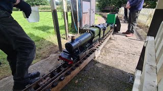 Vintage Show at Oswestry Park Hall Trip on the railway but with Great Western Steam train PART 8 [upl. by Merci]