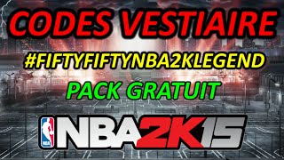 NBA 2K15  Code Vestiaire  PACK Gratuit  PACK OPENING Free Pack VC [upl. by Saleem]