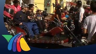 Motociclistas alegran a niños con distrofia muscular  Noticias de Jalisco [upl. by Ahsekam48]