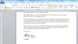 How to Create Digital Signature in Word [upl. by Mikkanen768]