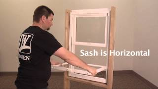 How to Replace a Vinyl DoubleHung Window Tilt Sash [upl. by Fugate]