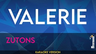 Valerie  Zutons KARAOKE [upl. by Ayad]