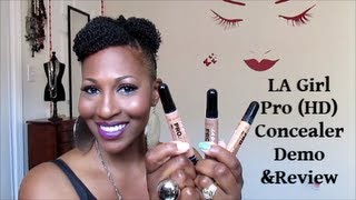 LA Girl Pro HD Concealer DemoReview [upl. by Ultima327]