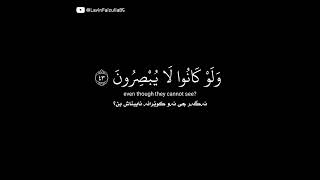 أَفَأَنتَ تَهْدِى ٱلْعُمْىَ وَلَوْ كَانُوا۟ لَا يُبْصِرُونَ ٤٣ quran abdulrahmanmossad [upl. by Nola]