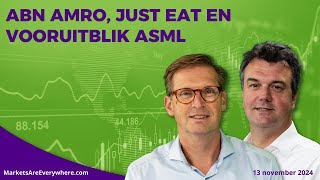 ABN AMRO Just Eat Takeaway en vooruitblik ASML [upl. by Vivyan]