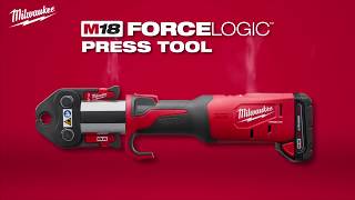 Milwaukee M18 ForceLogic Press Tool 277322 [upl. by Ynatil934]