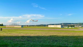 Departure from Zurich Airport on Saturday evening [upl. by Xuagram]