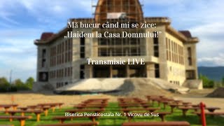 Live  Biserica Penticostala Nr1 Vicovu de Sus  24 mai 2020 [upl. by Sidonius130]