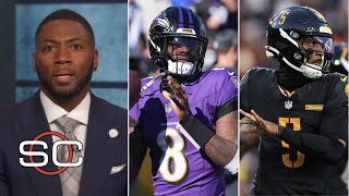 ESPN breaks down NFL midseason awards Lamar Jackson is MVP Daniels is offensive rookie of year [upl. by Aciret]