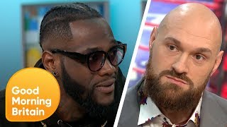 Deontay Wilder Vs Tyson Fury Showdown  Good Morning Britain [upl. by Saerdna]