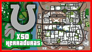 Localización de las 50 herraduras de GTA San Andreas [upl. by Flemings]