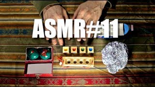 ASMR No talking China Spheres  Aluminum Foil  Tissues  Cube Toy [upl. by Nichole]