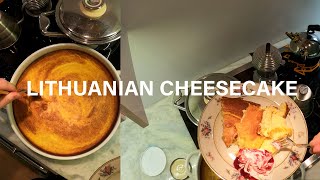 the best homemade european farmers cheese cheesecakevarškės apkepas [upl. by Ycniuqal140]