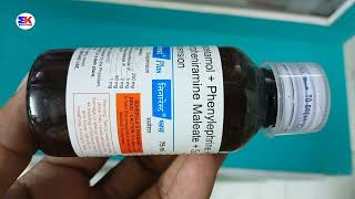 Sinarest Plus Suspension  Chlorpheniramine Maleate Paracetamol Phenylephrine Sodium Menthol Syrup [upl. by Kreegar]