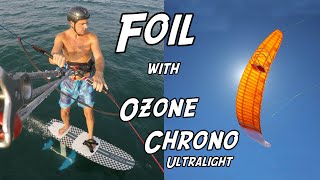 I Learn to Foil Board  Foil Boarding with Ozone Chrono Ultralight  ep 8 [upl. by Asertal]