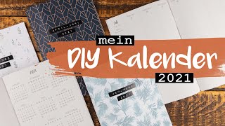 Mein DIY Kalender 2021  ausdrucken binden personalisieren [upl. by Maggs]