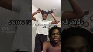 Reattaching his dreads back viral share [upl. by Shirk]