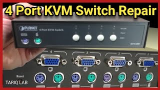 4 Port KVM Switch Repair  VGA Splitter Repair [upl. by Anead870]