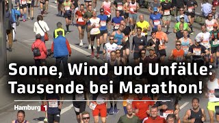 Hamburg Marathon 2024 Zwischen schweren Bedingungen und großen Gewinnern [upl. by Chrysa]