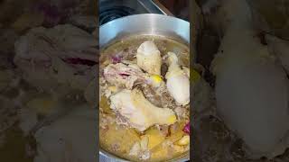 Simpleng chicken adobo na may saging na saba cooking filipinostyle chickenadoborecipe [upl. by Kcyrred508]