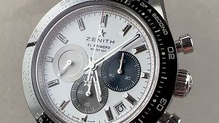 Zenith Chronomaster Sport 033100360069C823 Zenith Watch Review [upl. by Niveb]