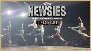 Newsies  West End  FinaleCurtain Call 13423 Matinee  Robbies Backstage Bants [upl. by Schapira]