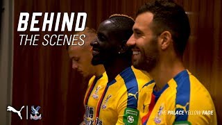 Behind the scenes of CPFC new Puma kit photo shoot [upl. by Dranoel]