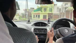 kar chalana sikhe driving school is bhai ko char din hue [upl. by Tihor]