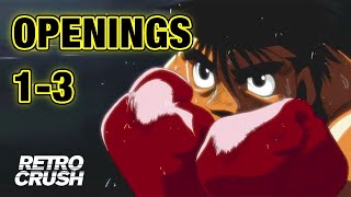 Hajime no Ippo The Fighting  Openings 13 [upl. by Asirrac493]