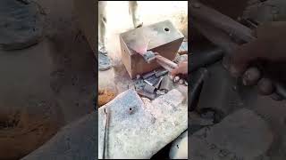 Small axe making by handMadni forging hammerFaisal Munawar [upl. by Cello]