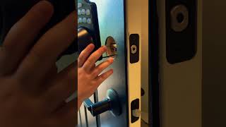 How to install deadbolt lock with keypad [upl. by Anibur]