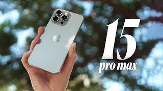 iPhone 15 Pro Max Review 1 Month Later [upl. by Nesral]