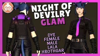 FFXIV  Night Of Devilry GLAM [upl. by Wolford]