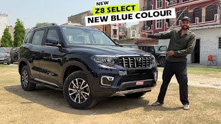 New Colour 2024 AllNew Mahindra Scorpio N Z8s  Blue  New Updates [upl. by Marlene]