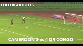 Cameroon 3 vs 4 DR Congo UNIFFAC U20 Africa Nations 2025 Qualifiers Penalties Highlights amp Goals [upl. by Maharg]