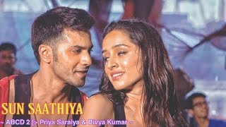 sun saathiya ।slowedreverb।sun saathiya song। 8d audio। sunsathiya lofimusic love lofi sad 💔 [upl. by Ettigirb]