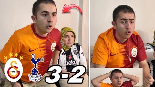 FANATİK GALATASARAYLI OĞLUMLA GALATASARAY TOTTENHAM MAÇINI İZLERSEK 32 [upl. by Sidman403]