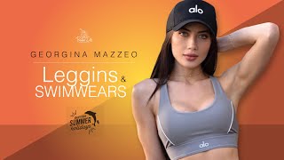 Georgina Mazzeo Leggins Shorts and Swimwears [upl. by Mcgray960]