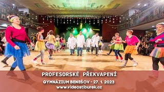 Profesorské překvapení  Gymnázium Benešov  27 1 2023 [upl. by Akered28]