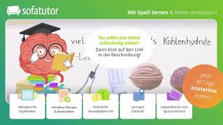 Die Bestandteile der Nahrung – Definition amp Bedeutung [upl. by Eillod]