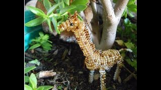 3D Beaded Giraffe Tutorial  Preview [upl. by Loughlin]