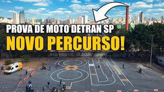 Prova de moto Detran São Paulo  NOVO PERCURSO [upl. by Guerra]