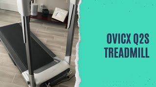 OVICX Q2S Folding Portable Treadmill Review Manual  OVICX Compact Walking Running Machine for Home [upl. by Wurster236]