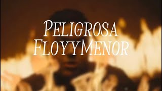 FloyyMenor  PELIGROSA LetraLyric Music Video [upl. by Lanaj]