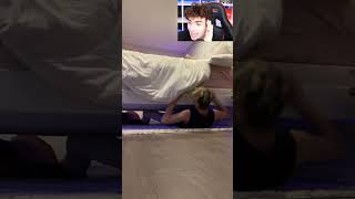 HIDING UNDER BED PRANK GONE WRONG Shorts [upl. by Norrehs]