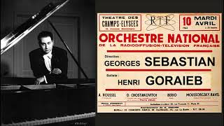 CHOSTAKOVITCH Piano Concerto No 1 in C minor Henri GORAIEBGeorge SEBASTIAN [upl. by Dorlisa]