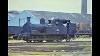 E class Steam Shunters of Newport Railway Workshops 1968 [upl. by Ahtamas]