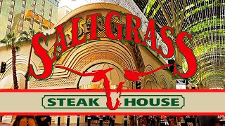 Dinner At Saltgrass Steak House Inside the Golden Nugget Las Vegas [upl. by Shayla]