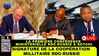 ACTU ÉCLAIRÉES 1111SIGNATURE DE LACCORD DE COOPÉRATION MILITAIRE RDCRUSSIEEnjeux Géopolitiques [upl. by Uchish]