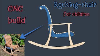 Rocking Chair en bois pour enfants  CNC [upl. by Natek]